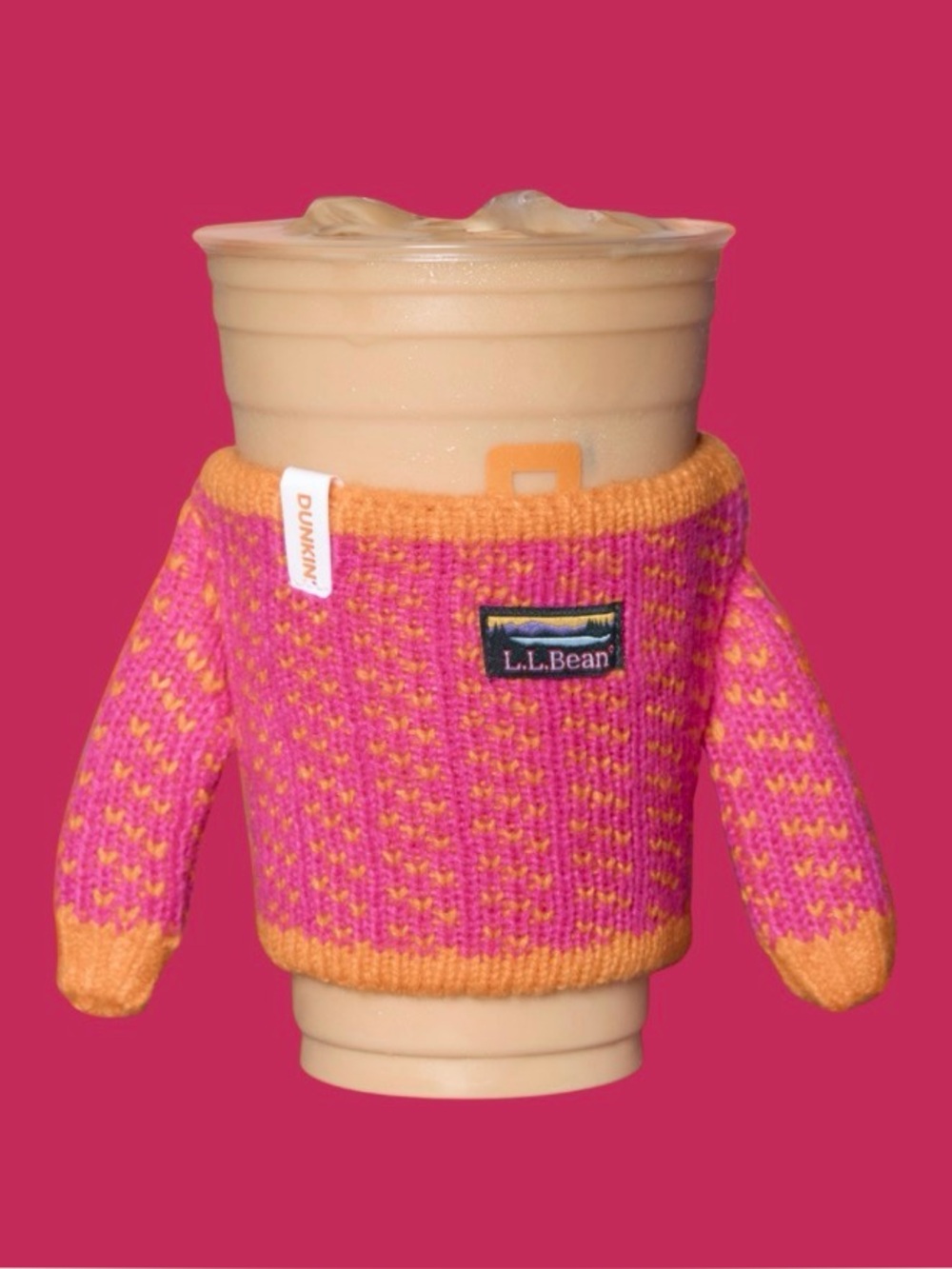 L.L. Bean x Dunkin' coffee sweater